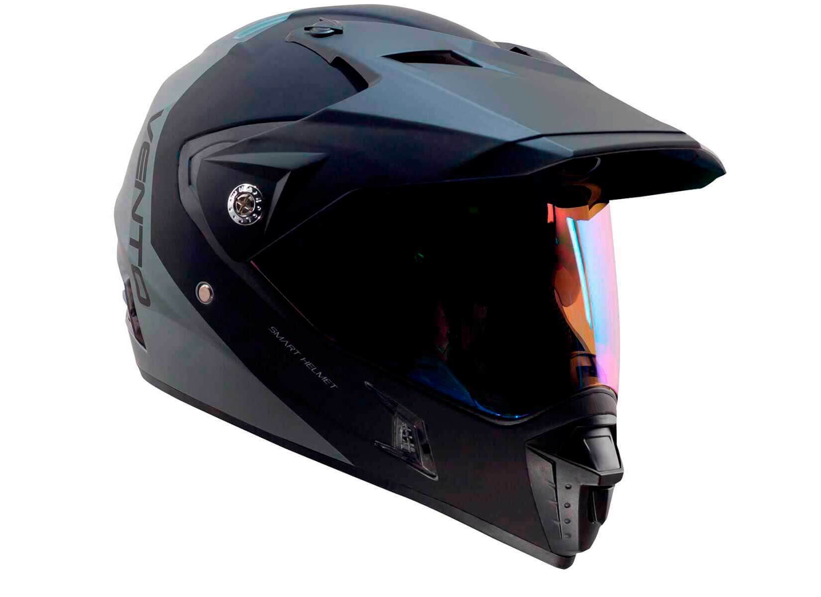 Moto Casco Vento Negro Marca Vento Casco De Vento Casco Bluetooth